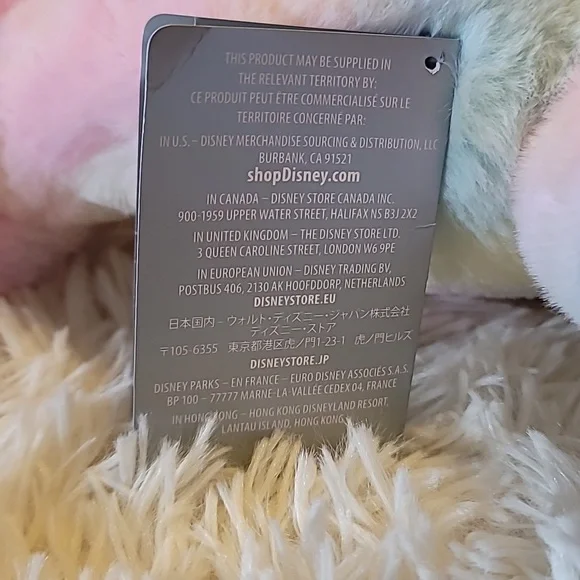 Disney Store Easter 2020 18" Minnie Mouse Plush Bunny Tie Dye w/Tags - Picture 7 of 7